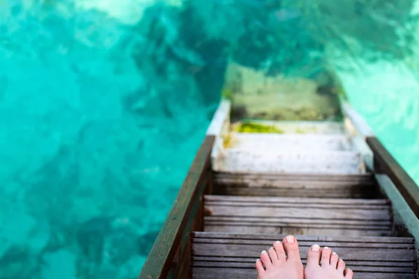 Escalera al mar — Foto de Stock