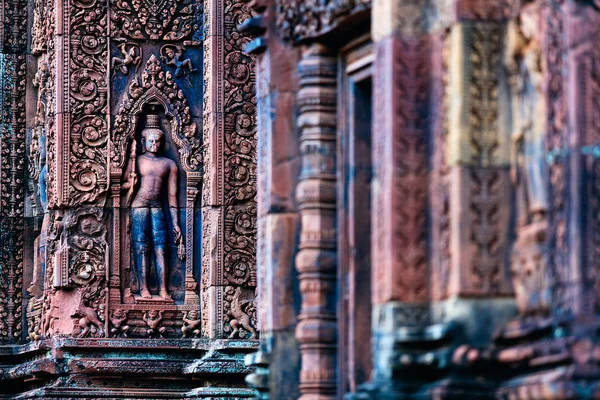 Templo srei banteay — Fotografia de Stock