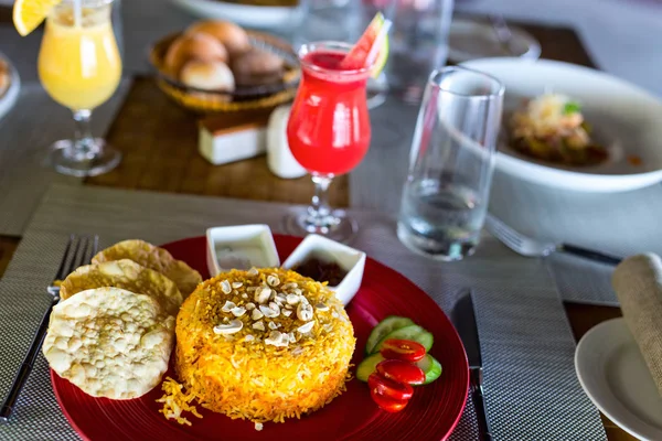 Lezzetli Asya yemek — Stok fotoğraf