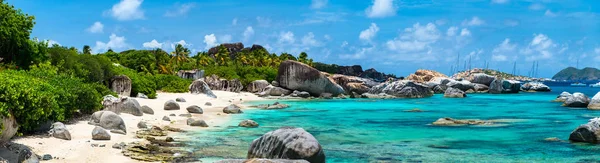 Immagine spiaggia perfetta ai Caraibi — Foto Stock