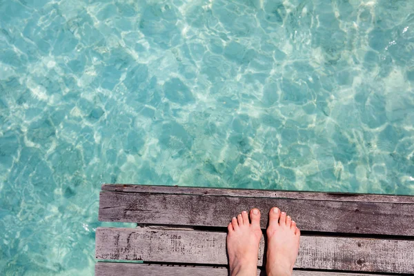 Stege till havet — Stockfoto