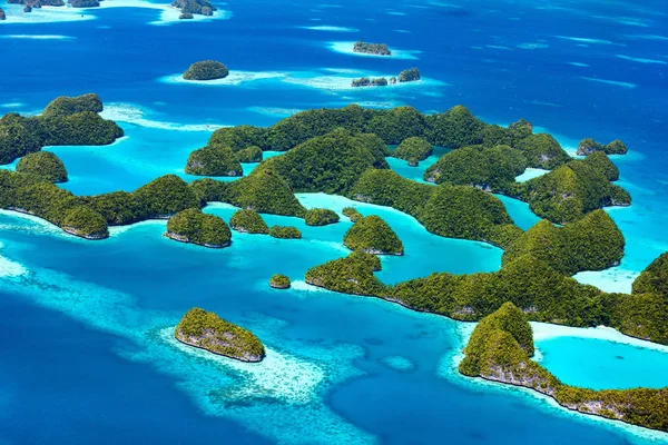 Palau islands from above — Stock Photo, Image