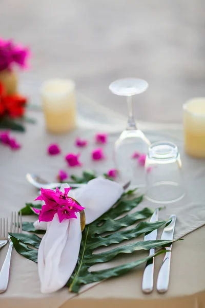 Beautifully served table — Stock Photo, Image