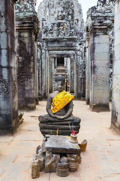 Buddhova socha v Kambodži — Stock fotografie