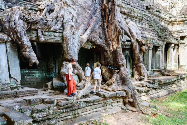 Preah Khan djungel tempel — Stockfoto