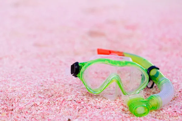 Schnorchelausrüstung am Strand — Stockfoto