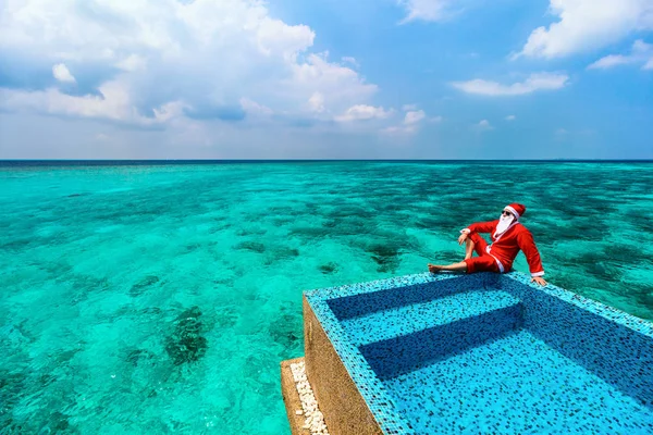 Karácsonyi trópusi vakáció — Stock Fotó