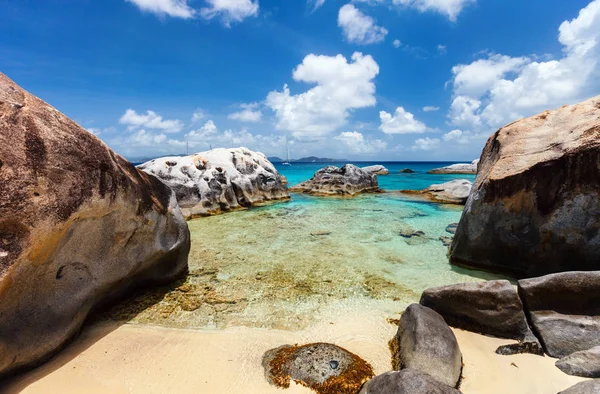 Prachtige strand in het Caribisch gebied — Stockfoto