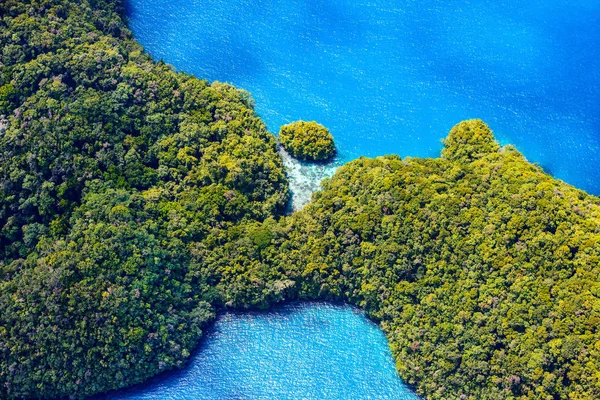 Palau islands från ovan — Stockfoto