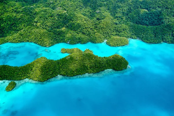 Palau Inseln von oben — Stockfoto