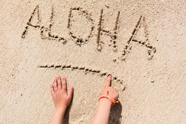 Пляжный отдых ALOHA — стоковое фото