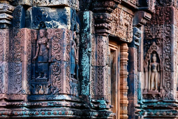 Templo srei banteay — Fotografia de Stock