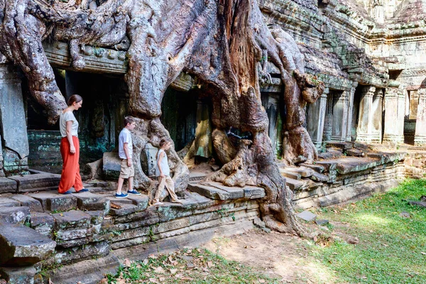 Preah Khan djungel tempel — Stockfoto