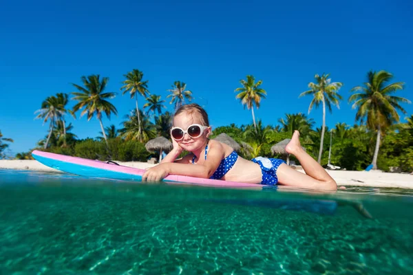 Little girl on vacation Royalty Free Stock Images