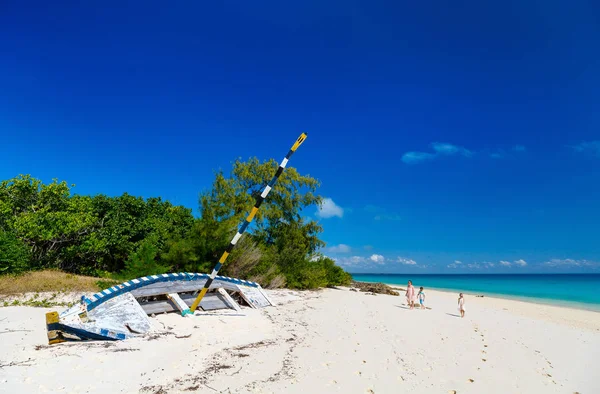 Idyllische strand van Caribbean — Stockfoto