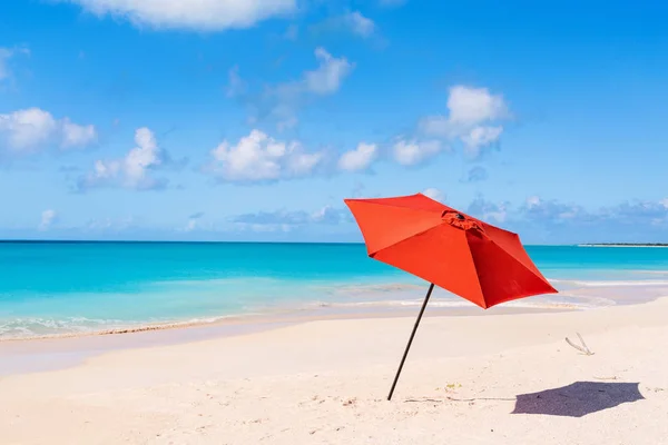 Idylliska stranden vid Caribbean — Stockfoto