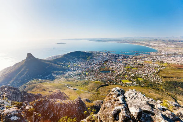 Cape Town yukarıdan — Stok fotoğraf