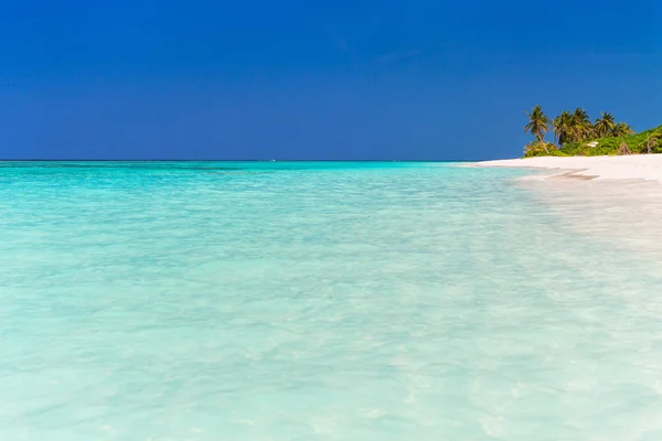 Tropisch strand op de Malediven — Stockfoto