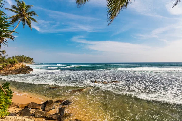 Landschaft des schönen Strandes — Stockfoto