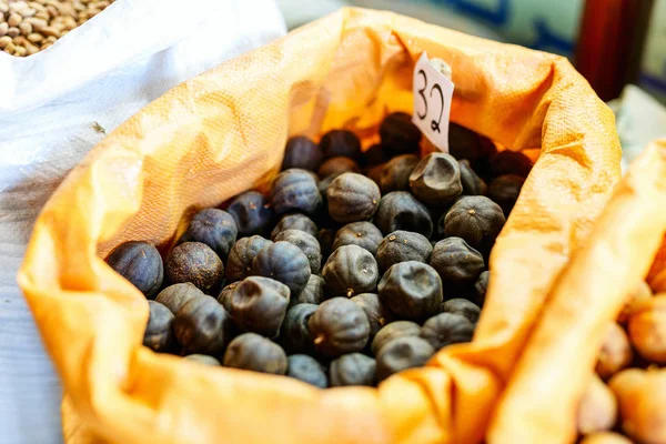 Surtido Frutos Secos Para Venta Mercado — Foto de Stock