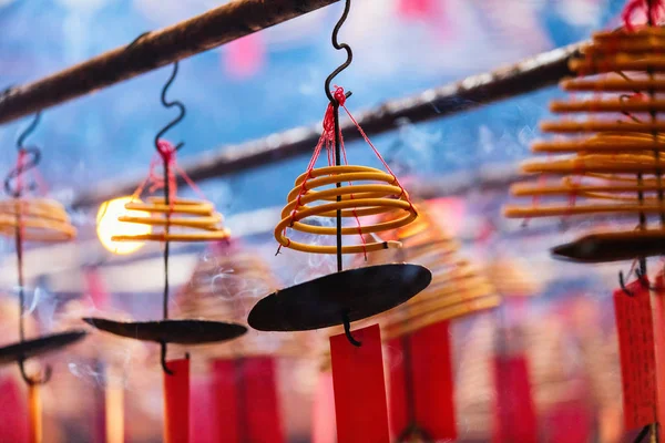 Incenso Circular Man Temple Hong Kong China — Fotografia de Stock