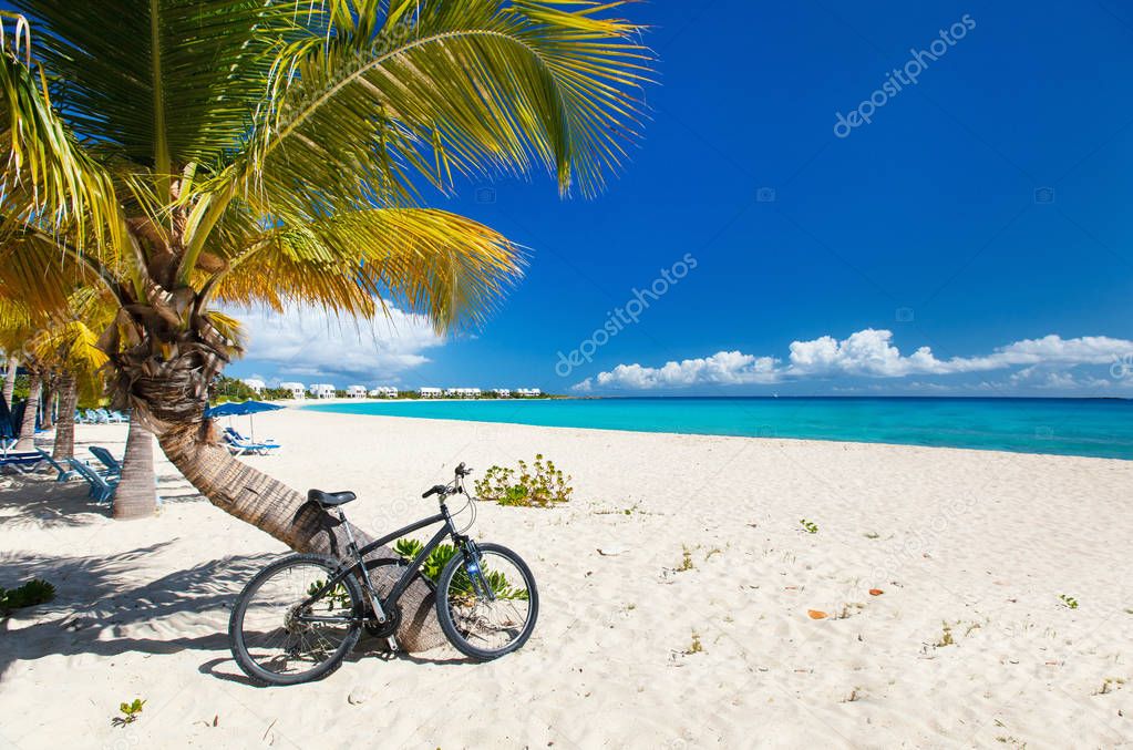 Perfect Caribbean beach on Anguilla island