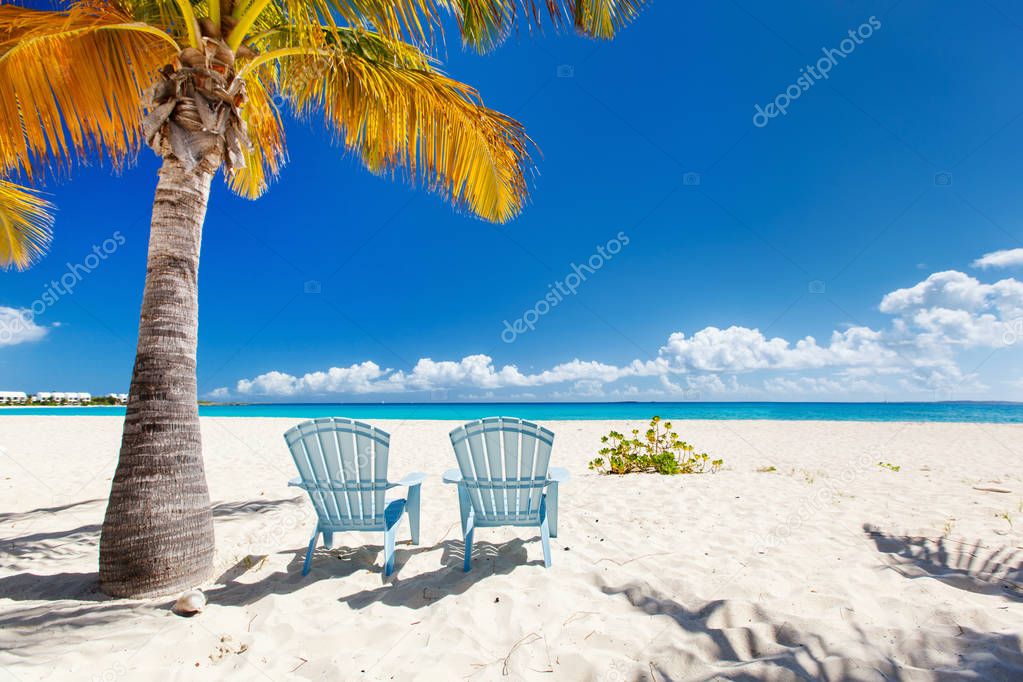Perfect Caribbean beach on Anguilla island