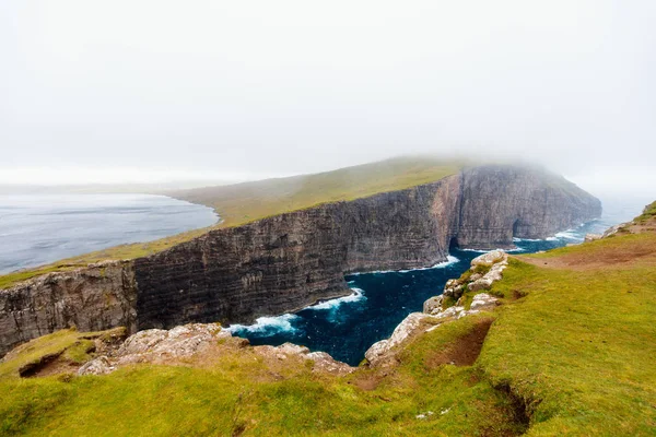 Faroe Adalarının Nefes Kesici Manzarası — Stok fotoğraf