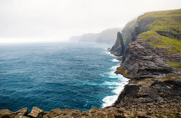 Faroe Adalarının Nefes Kesici Manzarası — Stok fotoğraf