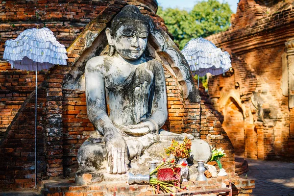 Древняя Пагода Ядана Хсеми Статуя Будды Мьянме — стоковое фото