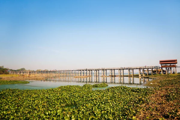 세계에서 브리지인 Bein Bridge 미얀마의 — 스톡 사진
