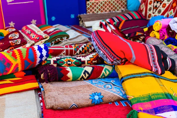 Dywany Sprzedaż Rynku Doha Katar — Zdjęcie stockowe