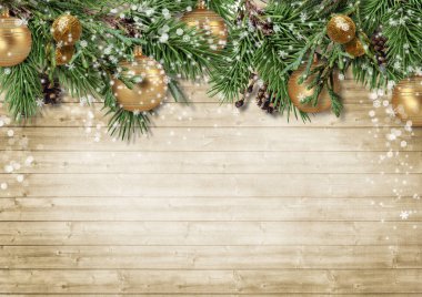 Süslemeli Noel arkaplanı 