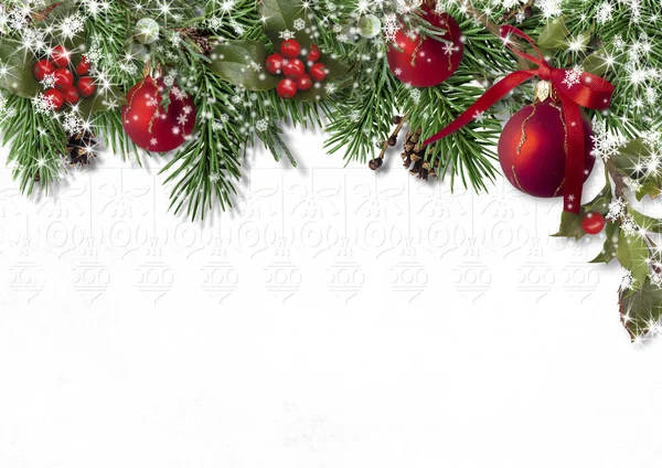 Festlicher Weihnachtshintergrund — Stockfoto