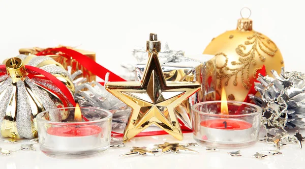 Adornos de Navidad para la decoración — Foto de Stock