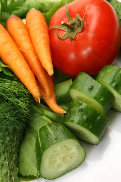 Свежие овощи для диеты — стоковое фото