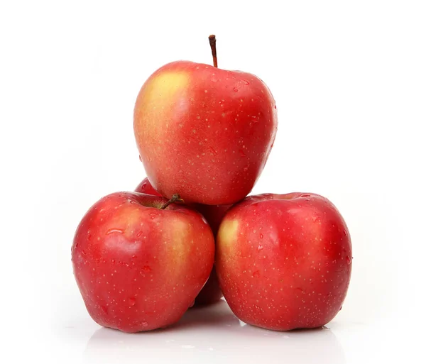 Dojrzałe jabłka dla zdrowej diety — Zdjęcie stockowe