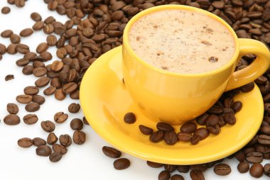 Kupa kahve ve tahıl