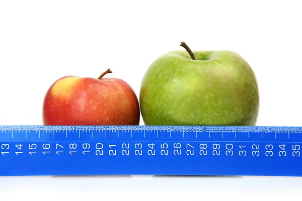 Maçãs maduras para nutrição dietética — Fotografia de Stock