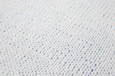 Beyaz örme doku yakın çekim