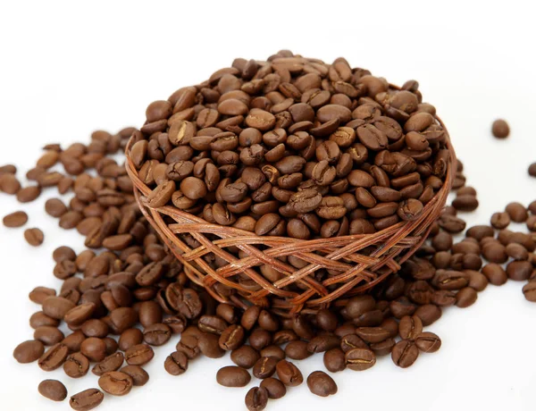 Зерна жареного кофе — стоковое фото