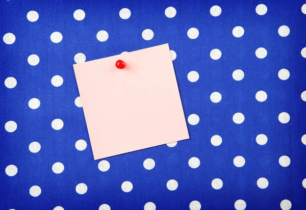 Piece of paper on a blue background — Stock Photo, Image