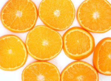 Olgun portakal ve mandalina sağlıklı bir diyet için