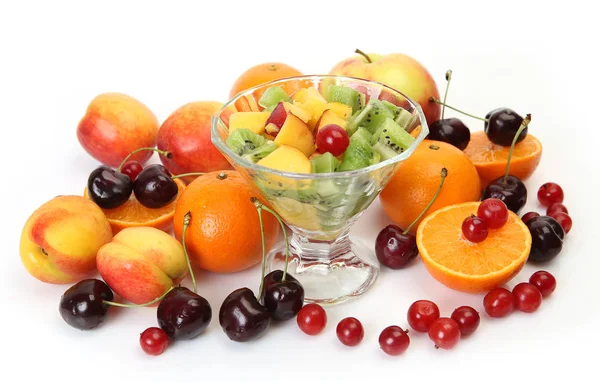 Ripe fruit and berries for a healthy diet — Stock Photo, Image