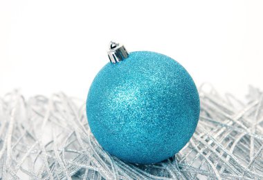 Beyaz yılbaşı süs