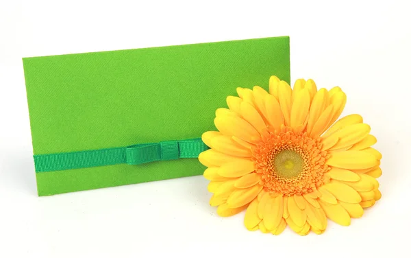 Enveloppe Fleur Jaune — Photo