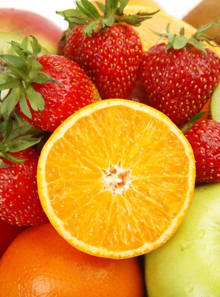 Mogen Frukt Och Bär För Hälsosam Kost — Stockfoto
