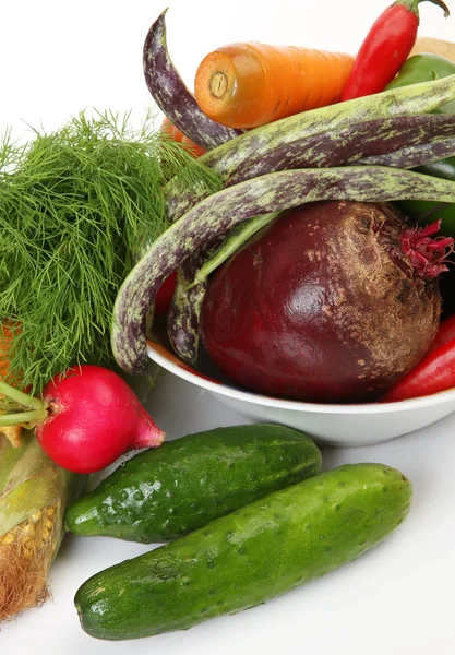 Verduras Frescas Para Nutrición Dietética —  Fotos de Stock