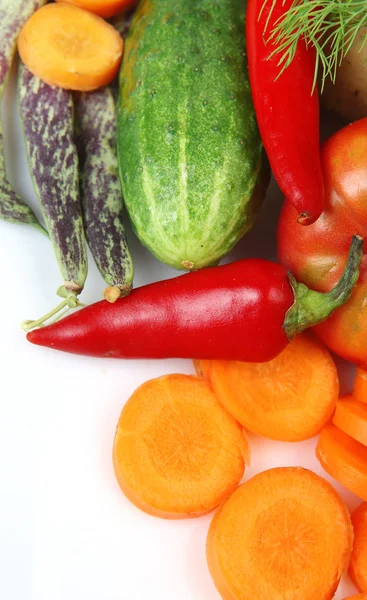 Frisches Gemüse Für Die Ernährung — Stockfoto