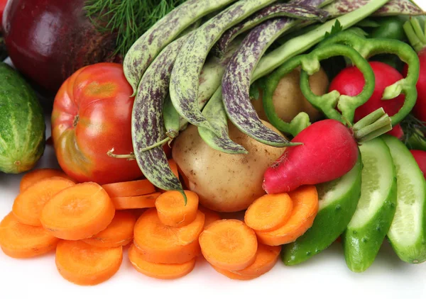 Frisches Gemüse Für Die Ernährung — Stockfoto